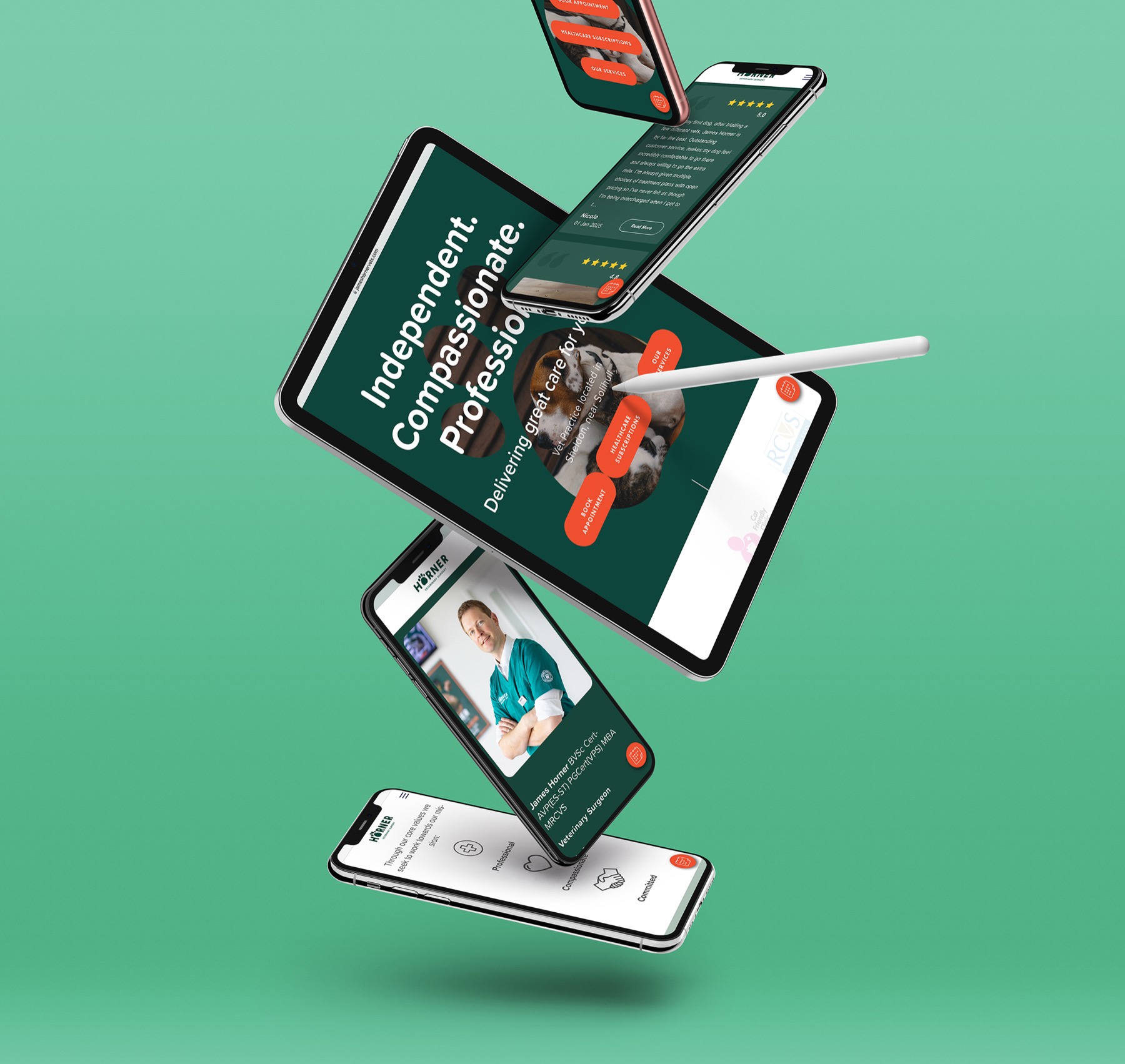 Horner Vets website